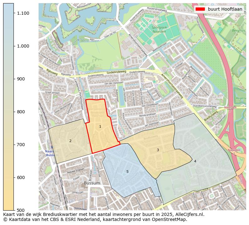 Afbeelding van de buurt Hooftlaan op de kaart.