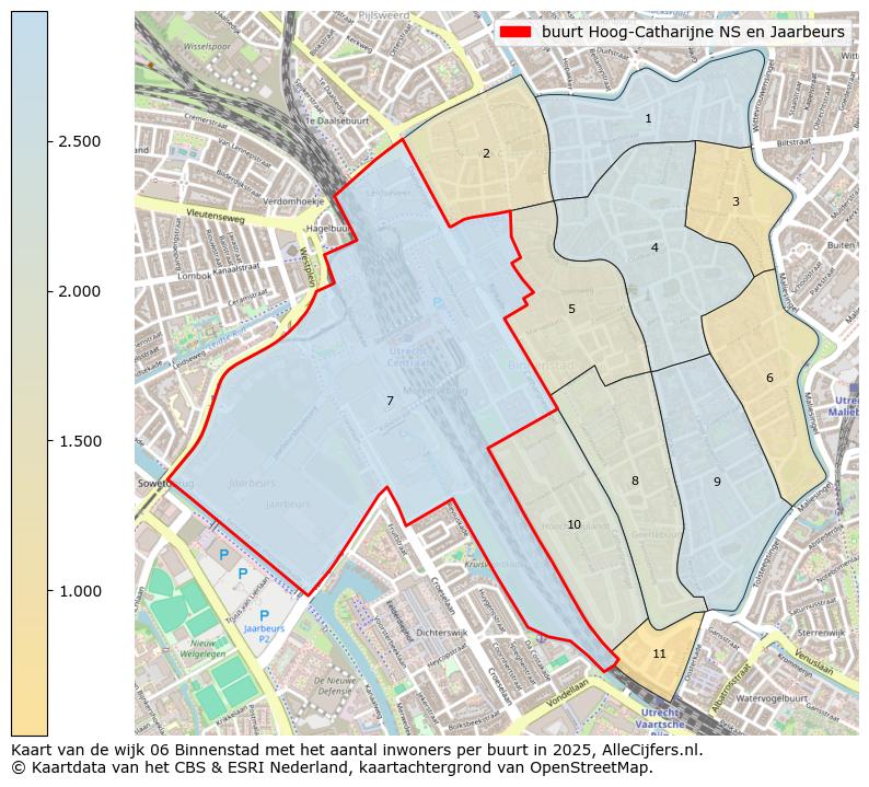 Afbeelding van de buurt Hoog-Catharijne NS en Jaarbeurs op de kaart.