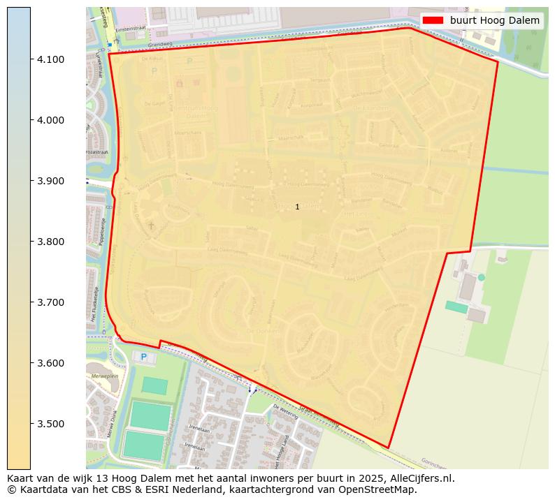 Afbeelding van de buurt Hoog Dalem op de kaart.