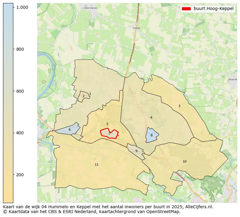 Afbeelding van de buurt Hoog-Keppel op de kaart.