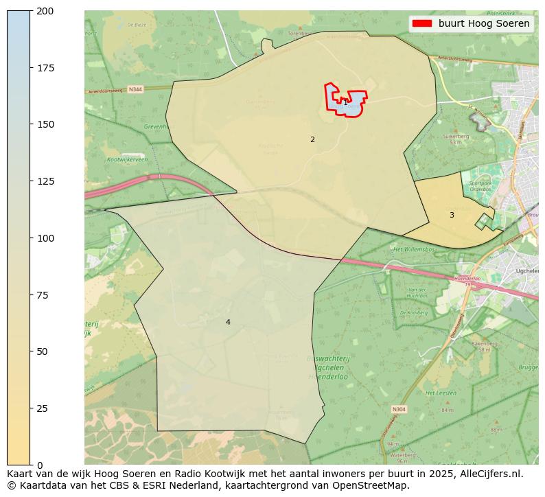 Afbeelding van de buurt Hoog Soeren op de kaart.