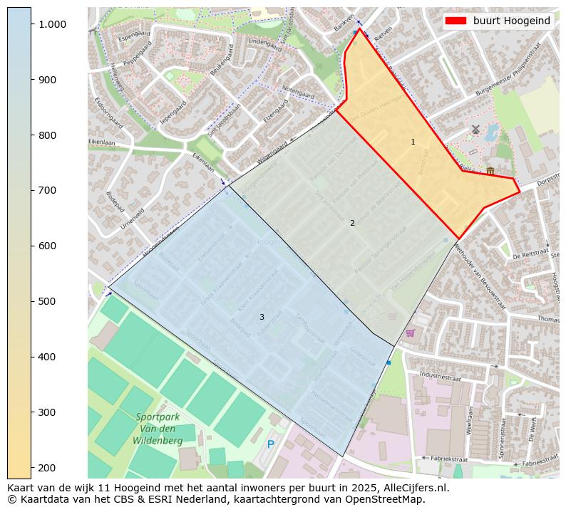 Afbeelding van de buurt Hoogeind op de kaart.
