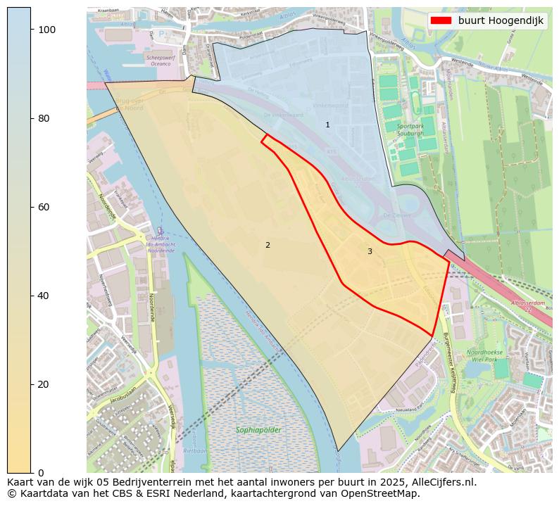 Afbeelding van de buurt Hoogendijk op de kaart.