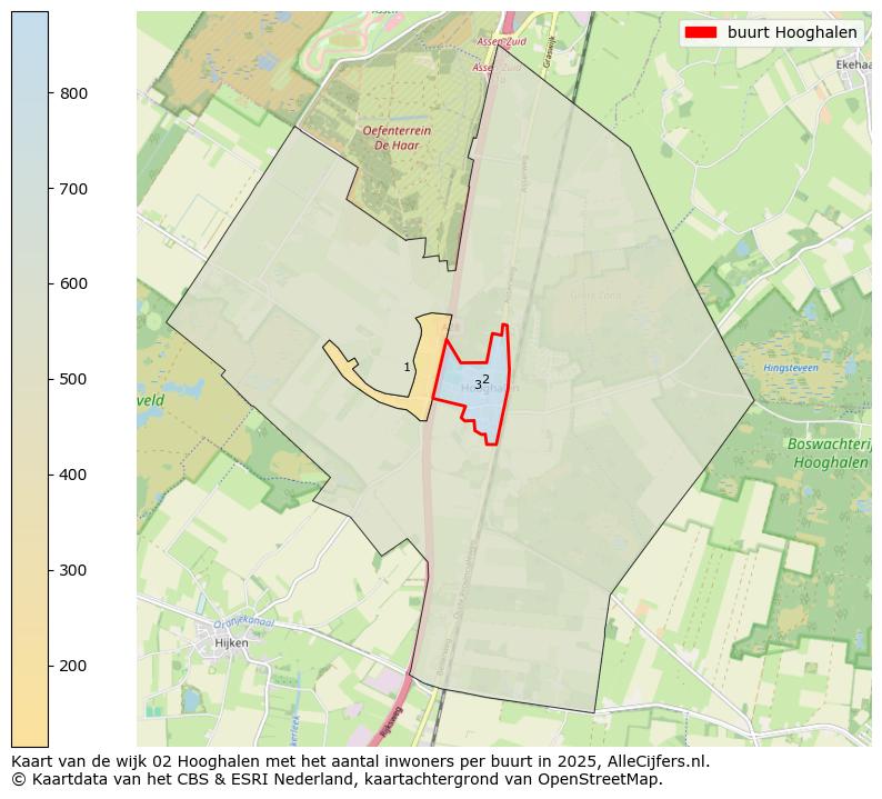 Afbeelding van de buurt Hooghalen op de kaart.