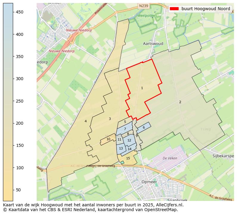 Afbeelding van de buurt Hoogwoud Noord op de kaart.