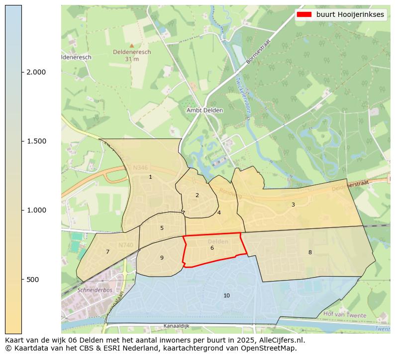 Afbeelding van de buurt Hooijerinkses op de kaart.