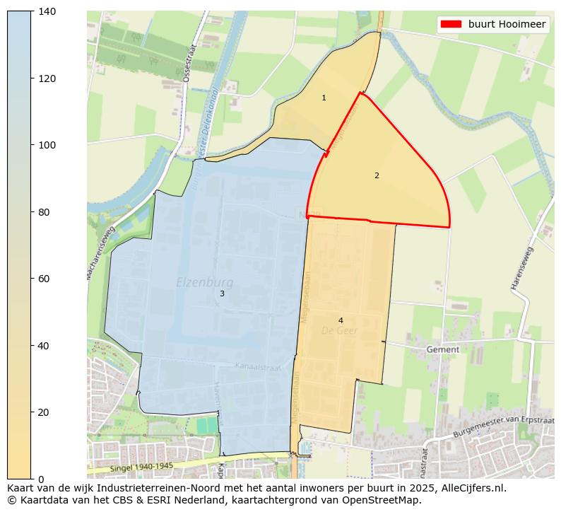 Afbeelding van de buurt Hooimeer op de kaart.