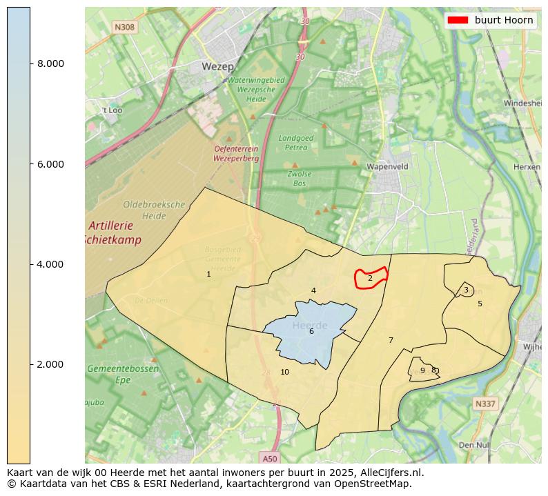 Afbeelding van de buurt Hoorn op de kaart.