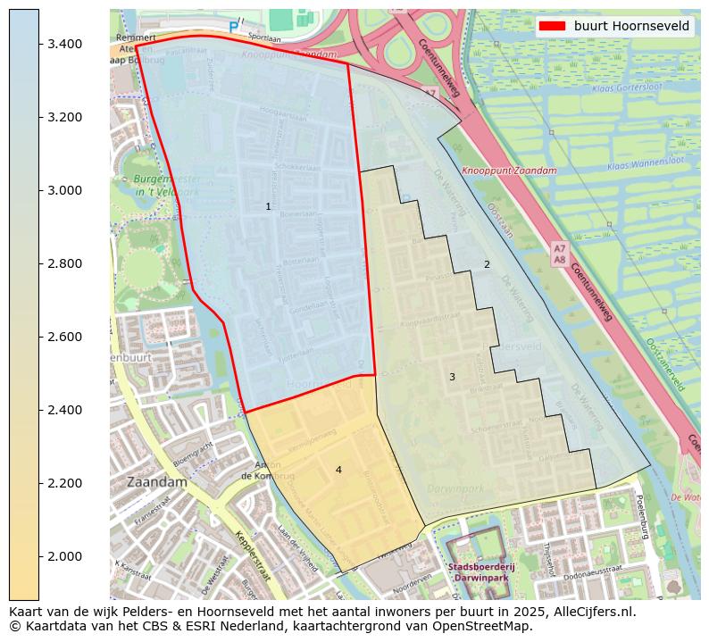 Afbeelding van de buurt Hoornseveld op de kaart.