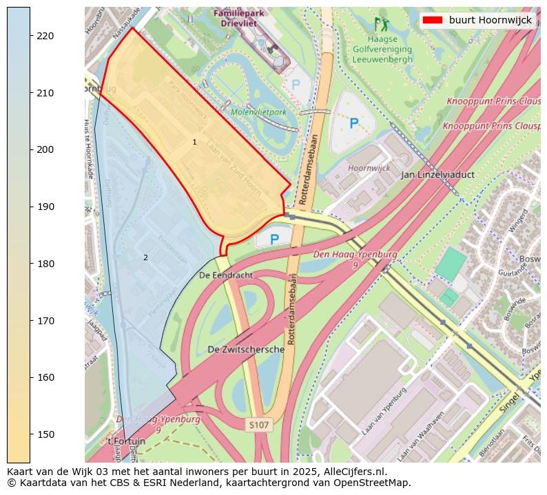 Afbeelding van de buurt Hoornwijck op de kaart.