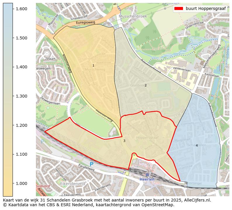 Afbeelding van de buurt Hoppersgraaf op de kaart.