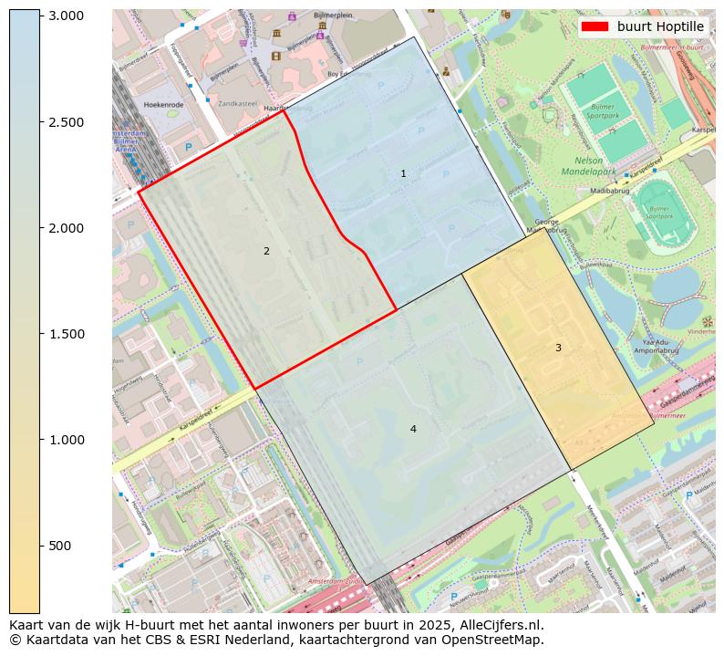Afbeelding van de buurt Hoptille op de kaart.