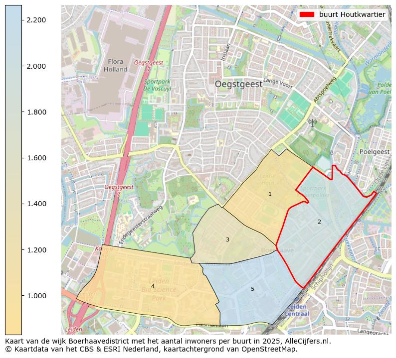 Afbeelding van de buurt Houtkwartier op de kaart.