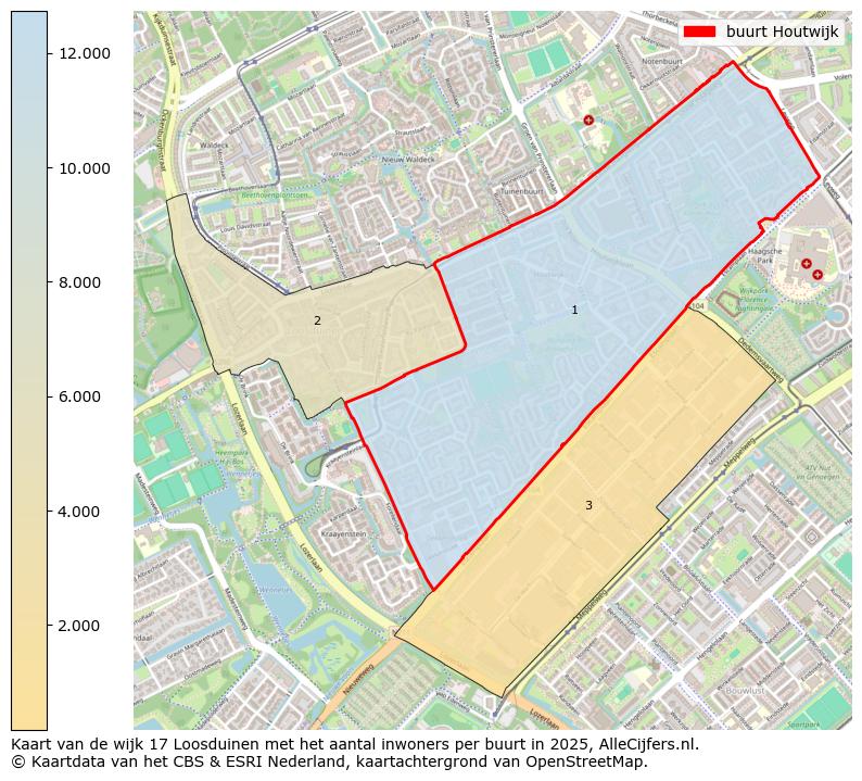 Afbeelding van de buurt Houtwijk op de kaart.