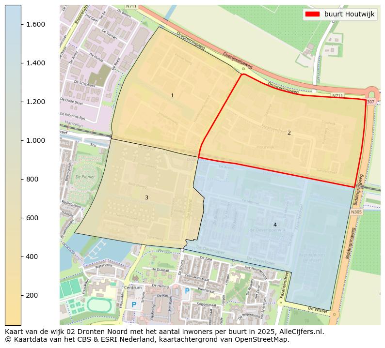 Afbeelding van de buurt Houtwijk op de kaart.