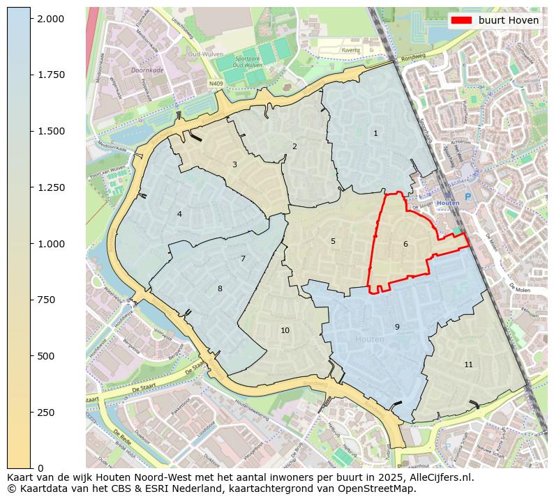 Afbeelding van de buurt Hoven op de kaart.