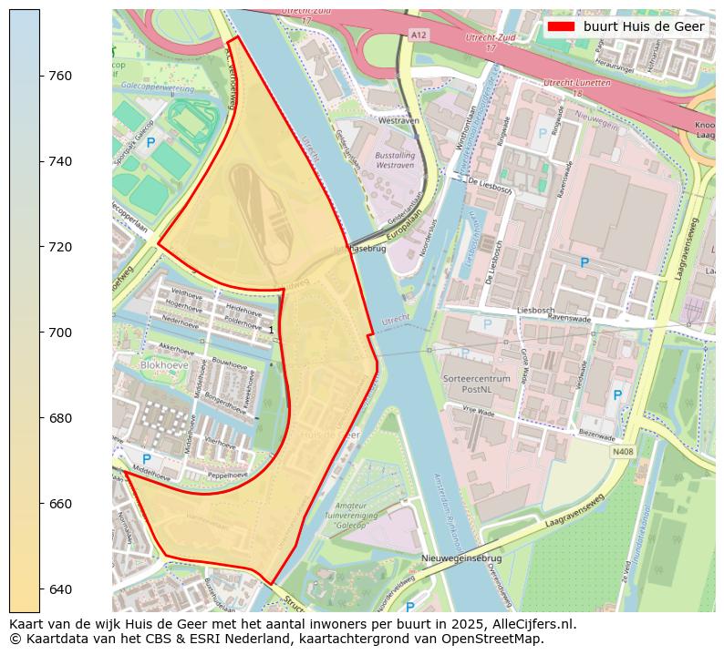 Afbeelding van de buurt Huis de Geer op de kaart.