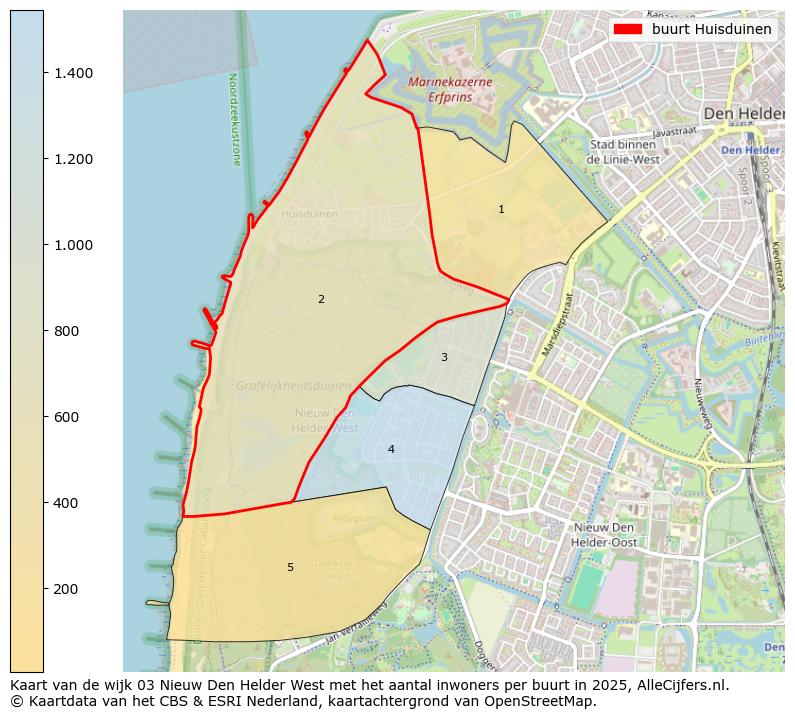 Afbeelding van de buurt Huisduinen op de kaart.
