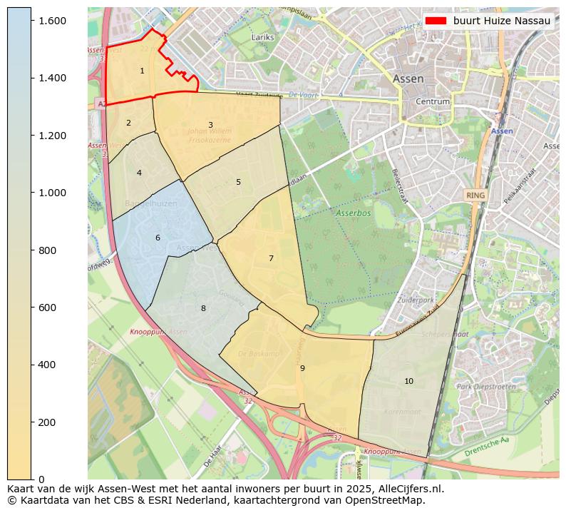 Afbeelding van de buurt Huize Nassau op de kaart.