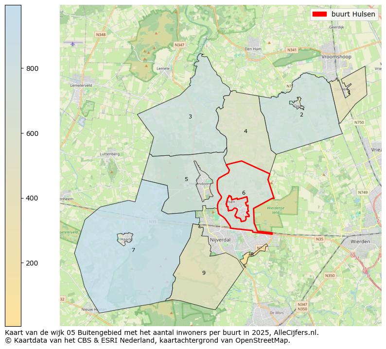 Afbeelding van de buurt Hulsen op de kaart.
