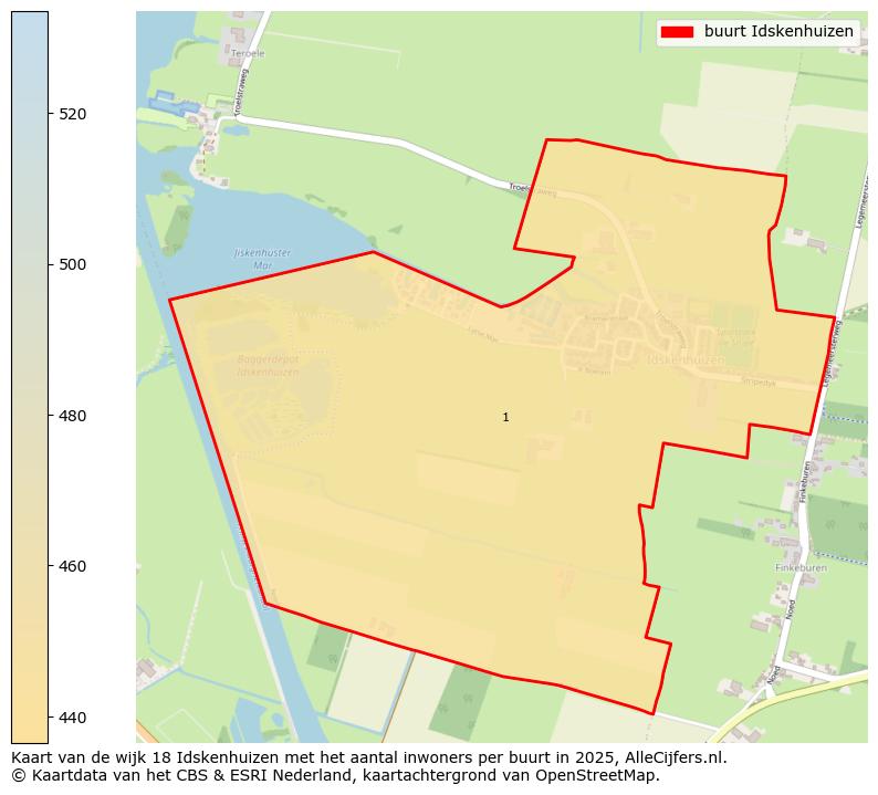 Afbeelding van de buurt Idskenhuizen op de kaart.