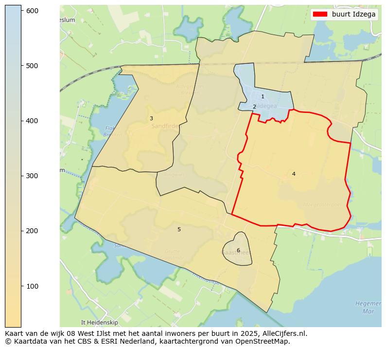 Afbeelding van de buurt Idzega op de kaart.