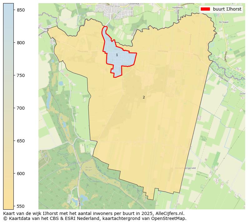 Afbeelding van de buurt IJhorst op de kaart.