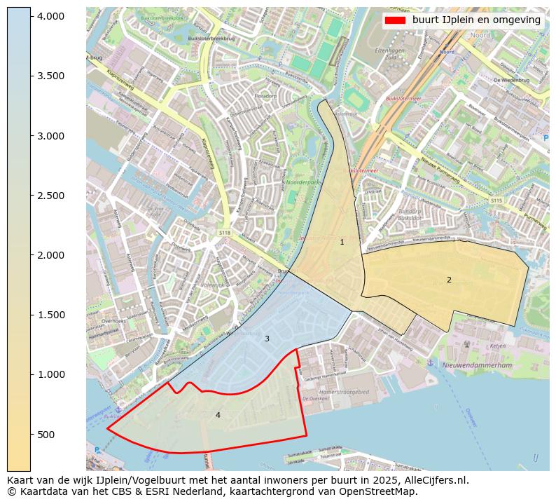 Afbeelding van de buurt IJplein en omgeving op de kaart.