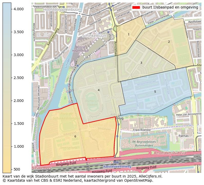 Afbeelding van de buurt IJsbaanpad en omgeving op de kaart.