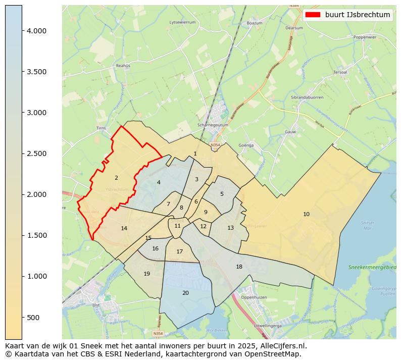 Afbeelding van de buurt IJsbrechtum op de kaart.