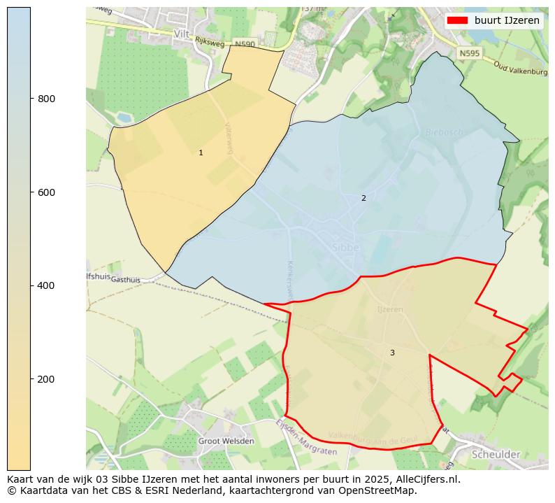 Afbeelding van de buurt IJzeren op de kaart.