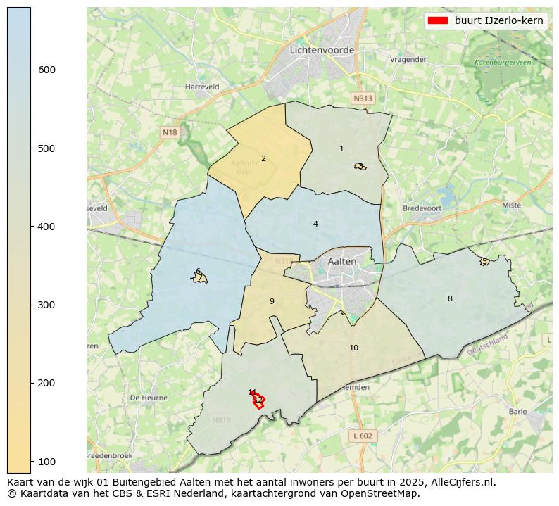 Afbeelding van de buurt IJzerlo-kern op de kaart.