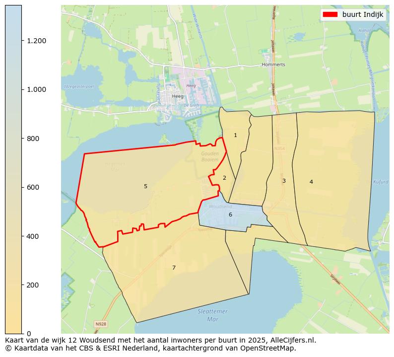 Afbeelding van de buurt Indijk op de kaart.