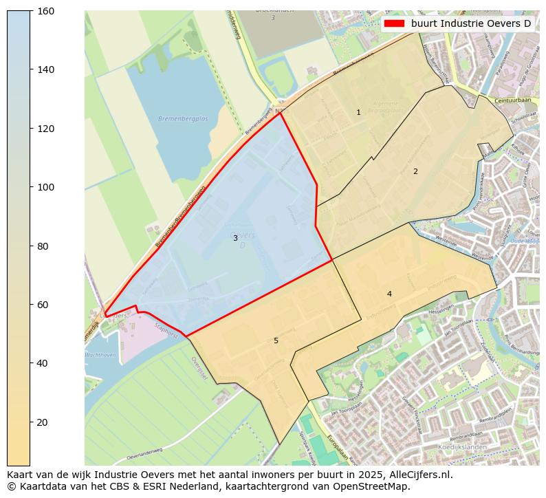 Afbeelding van de buurt Industrie Oevers D op de kaart.