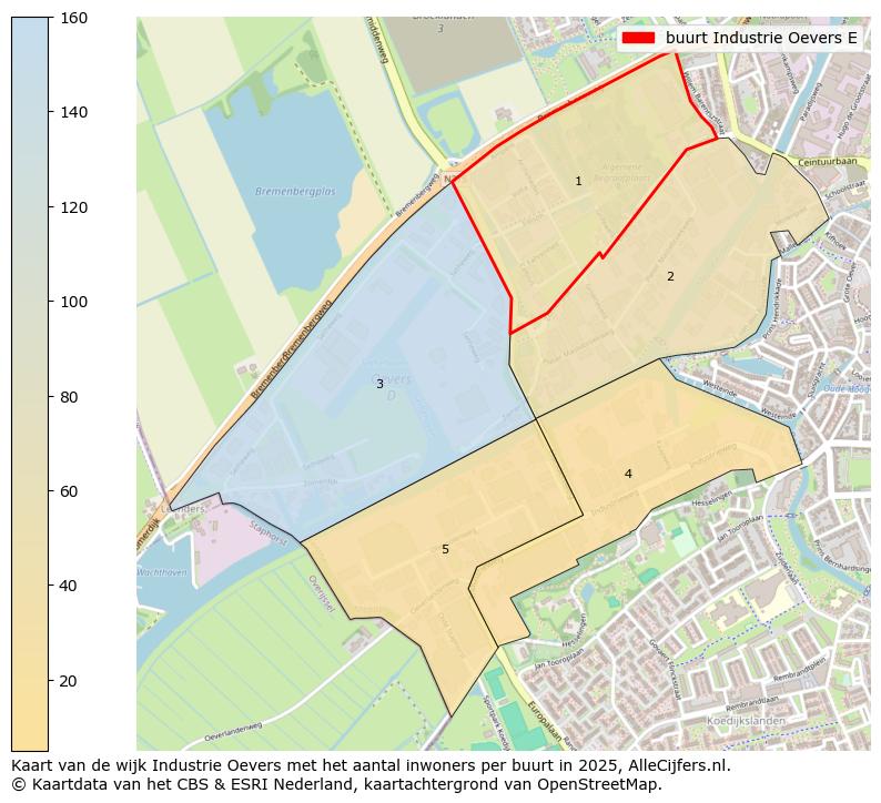 Afbeelding van de buurt Industrie Oevers E op de kaart.