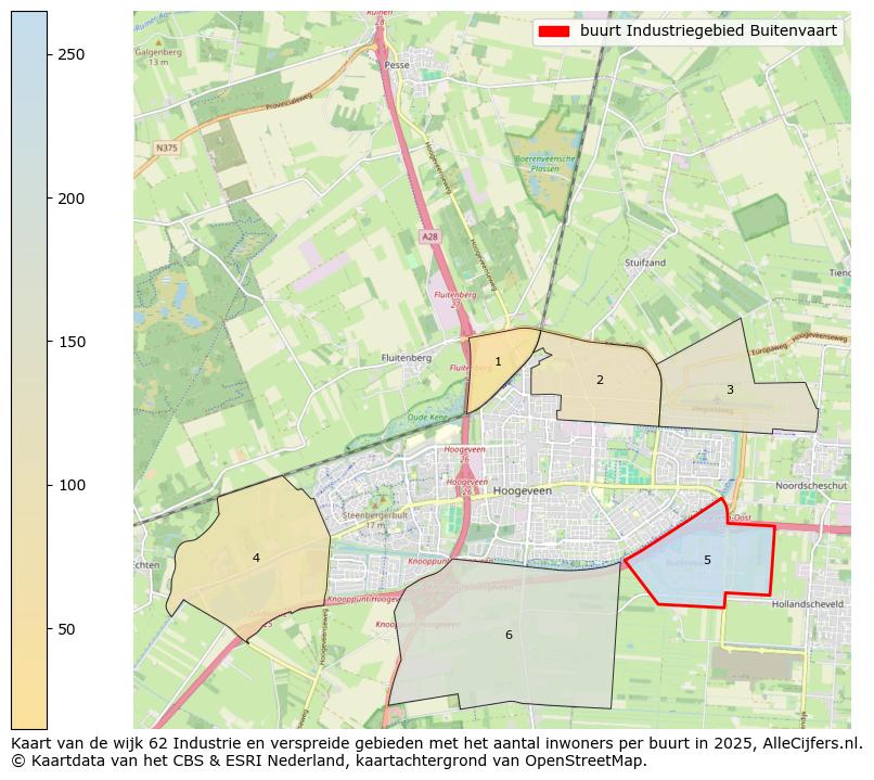 Afbeelding van de buurt Industriegebied Buitenvaart op de kaart.