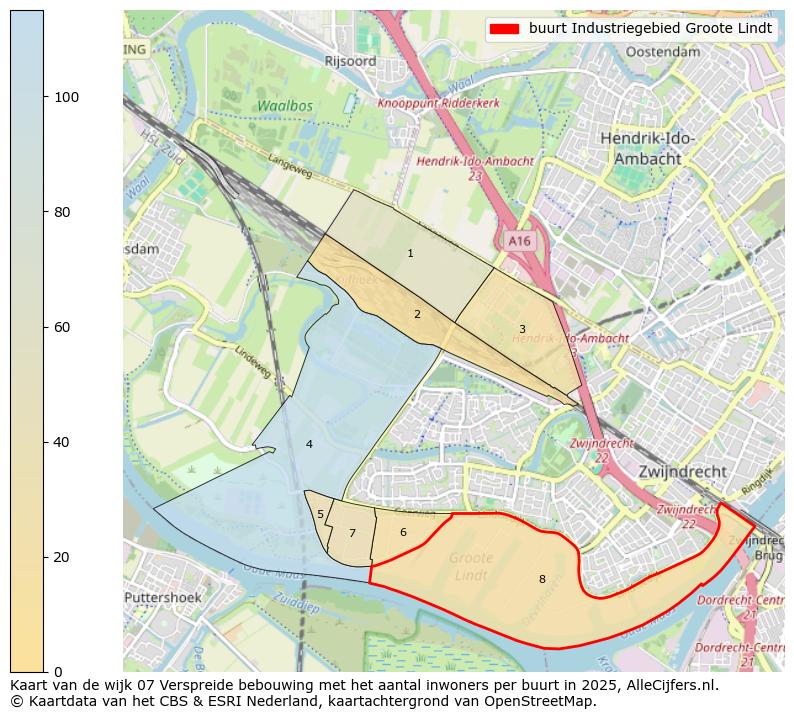 Afbeelding van de buurt Industriegebied Groote Lindt op de kaart.
