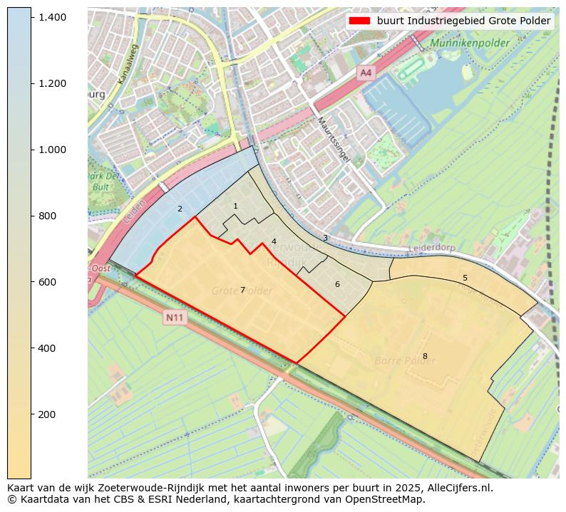 Afbeelding van de buurt Industriegebied Grote Polder op de kaart.