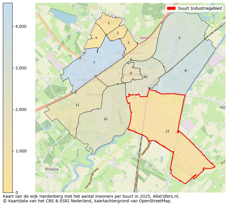 Afbeelding van de buurt Industriegebied op de kaart.