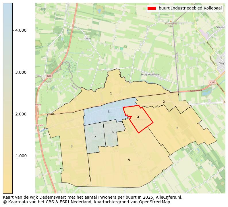 Afbeelding van de buurt Industriegebied Rollepaal op de kaart.