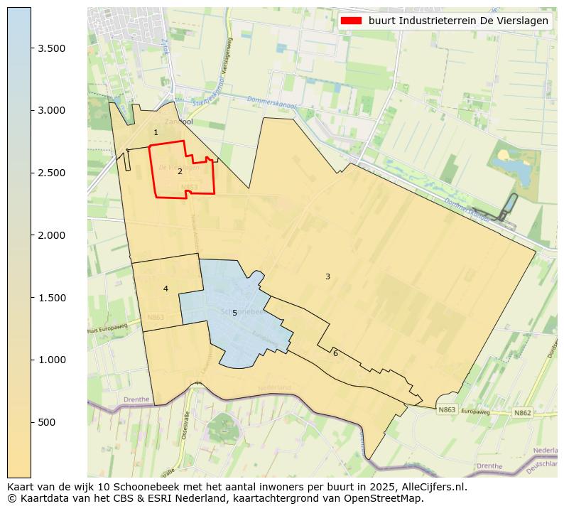 Afbeelding van de buurt Industrieterrein De Vierslagen op de kaart.