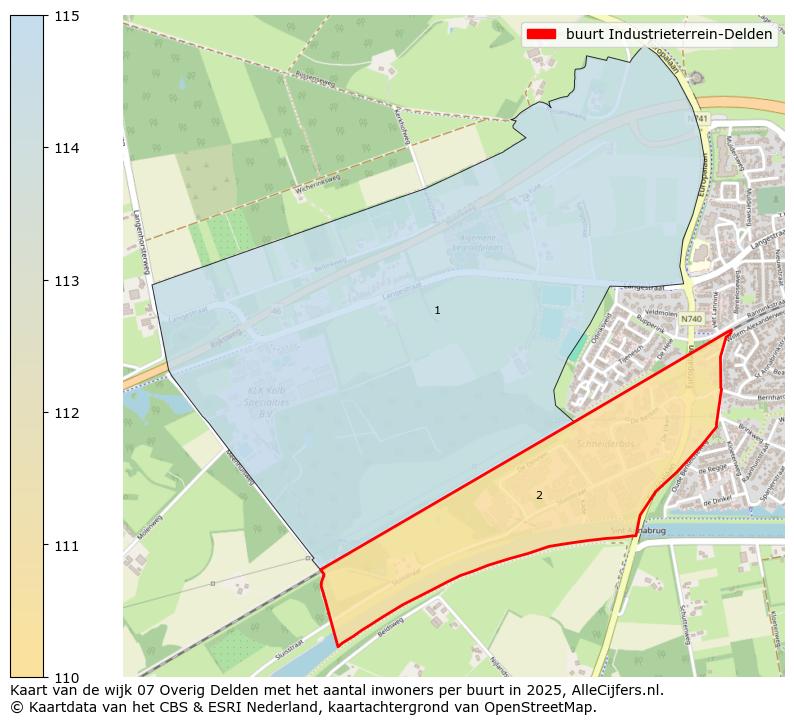 Afbeelding van de buurt Industrieterrein-Delden op de kaart.