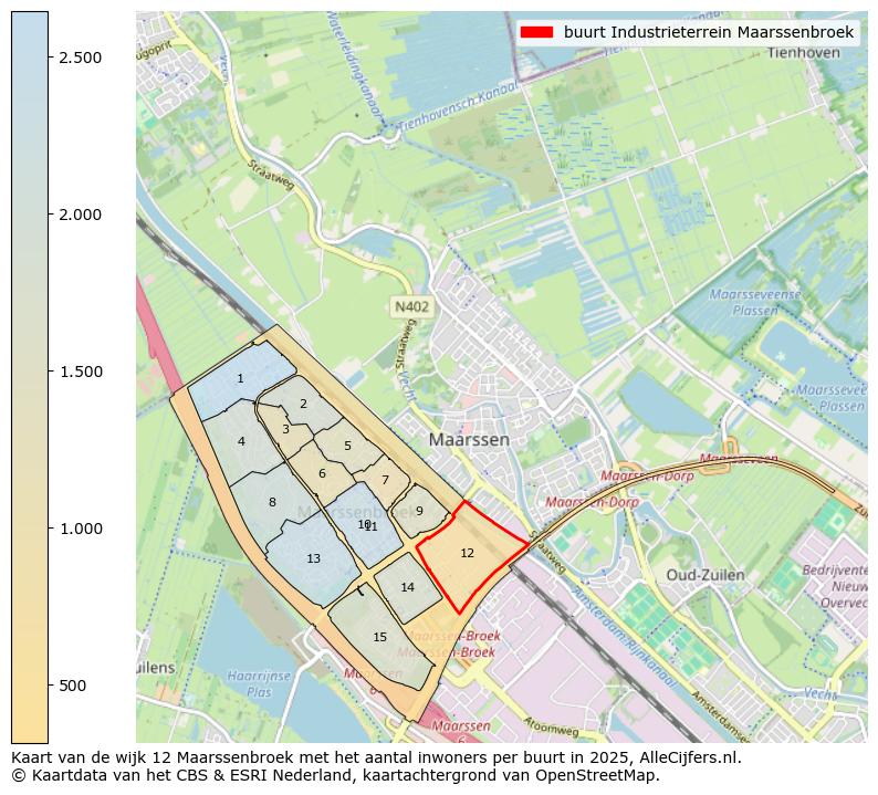 Afbeelding van de buurt Industrieterrein Maarssenbroek op de kaart.