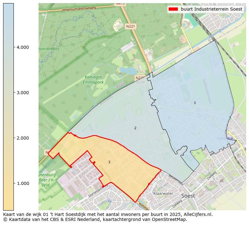 Afbeelding van de buurt Industrieterrein Soest op de kaart.