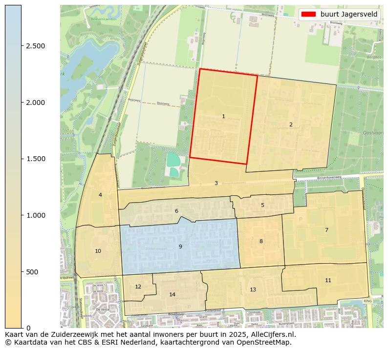Afbeelding van de buurt Jagersveld op de kaart.