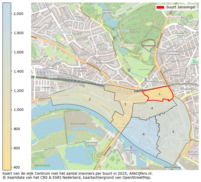 Afbeelding van de buurt Janssingel op de kaart.