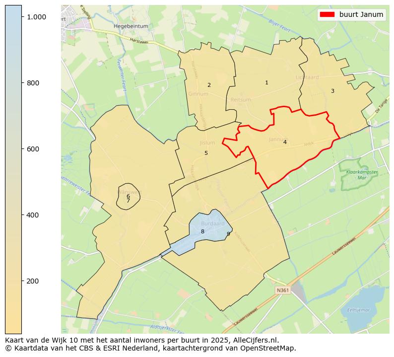 Afbeelding van de buurt Janum op de kaart.