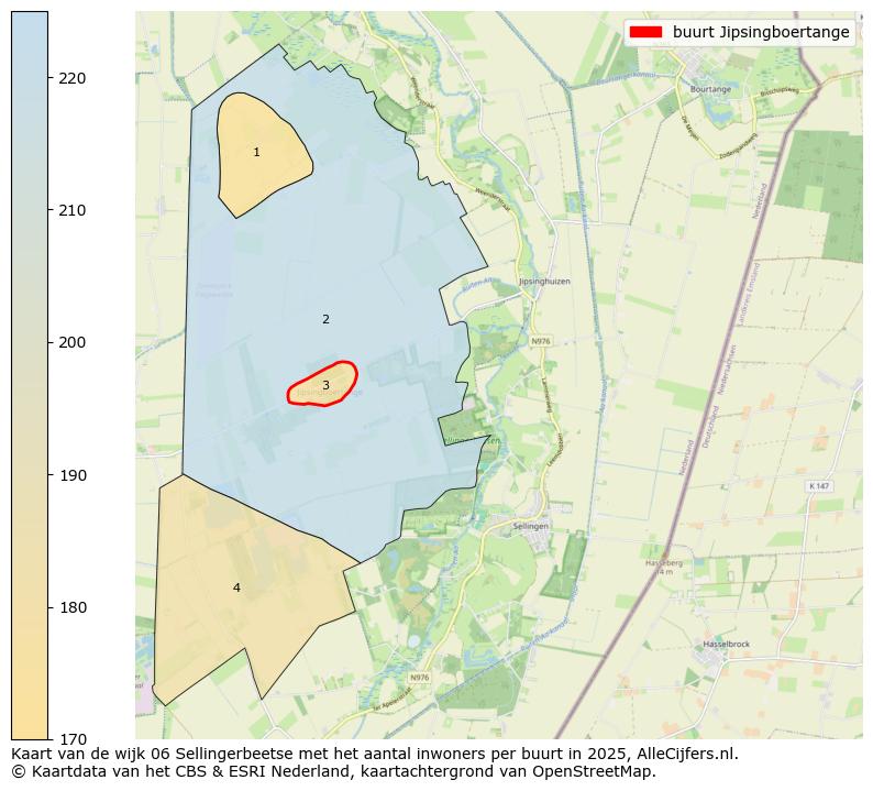 Afbeelding van de buurt Jipsingboertange op de kaart.