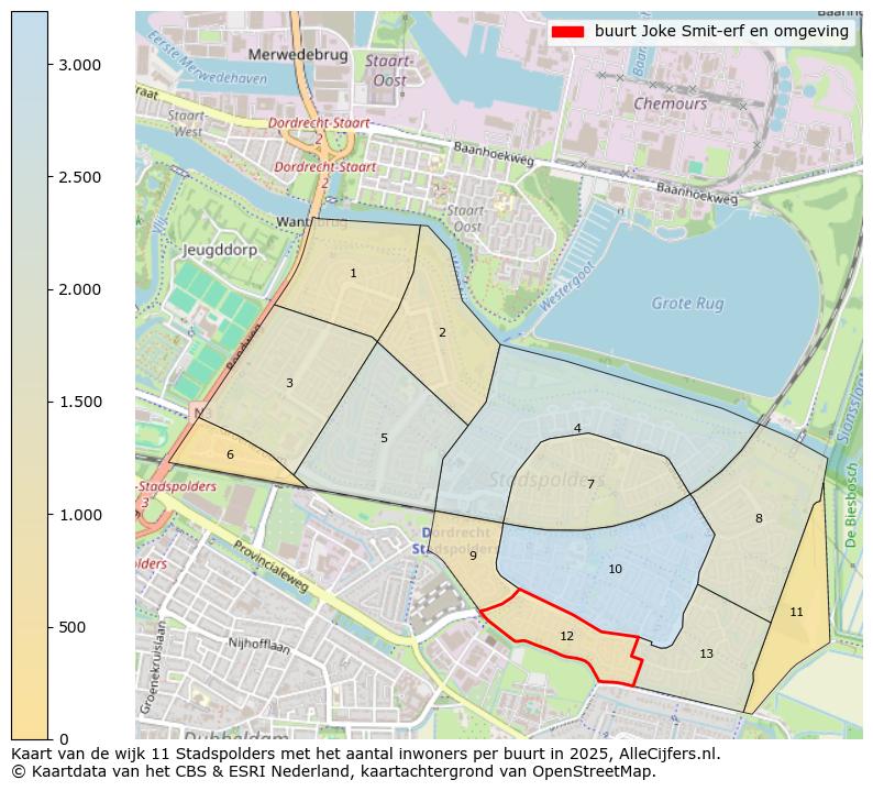 Afbeelding van de buurt Joke Smit-erf en omgeving op de kaart.