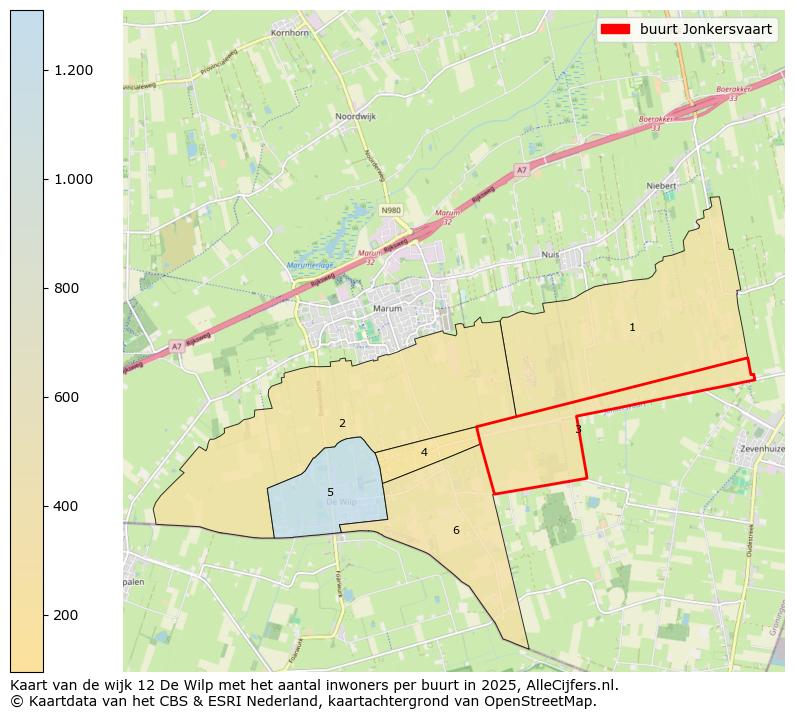 Afbeelding van de buurt Jonkersvaart op de kaart.